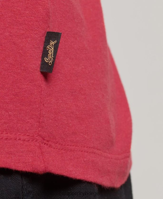 Superdry rød klær 86P46D1448 vintage logo heritage vest topp menn