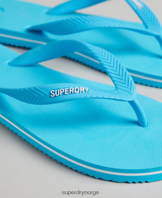 Superdry blå sko 86P46D1649 vintage klassiske flip flops menn