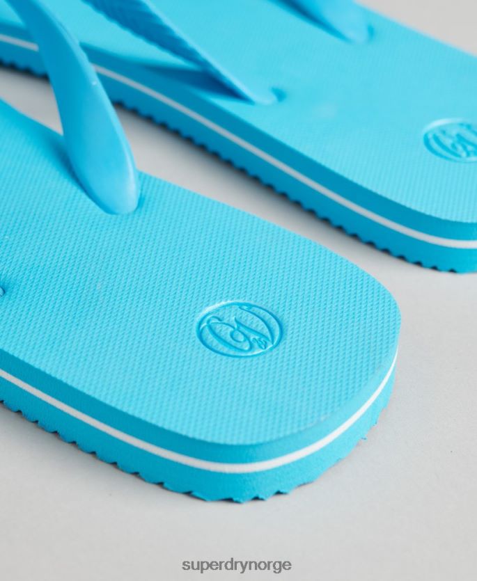 Superdry blå sko 86P46D1649 vintage klassiske flip flops menn