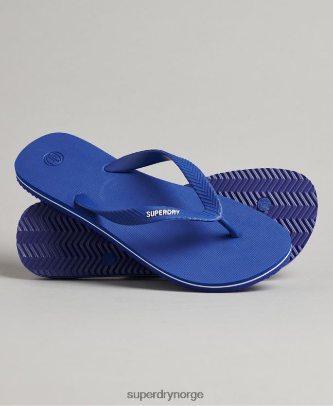 Superdry blå sko 86P46D1875 vintage klassiske flip flops menn
