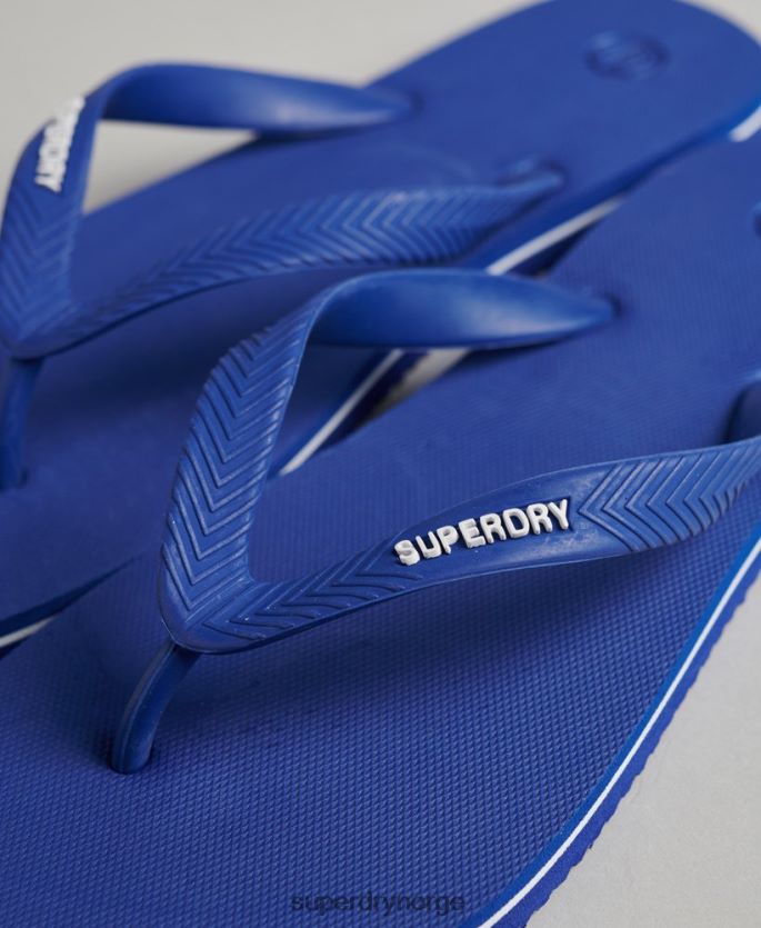 Superdry blå sko 86P46D1875 vintage klassiske flip flops menn