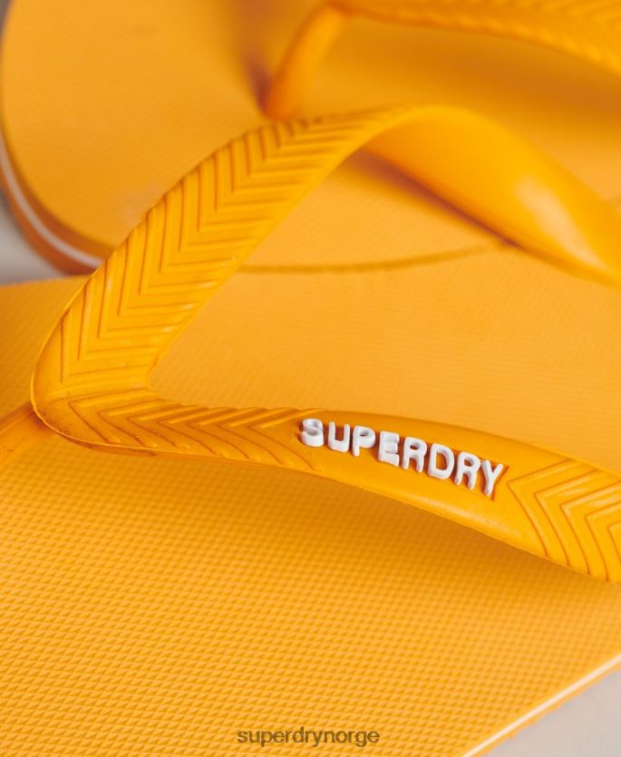 Superdry gull sko 86P46D1730 vintage klassiske flip flops menn