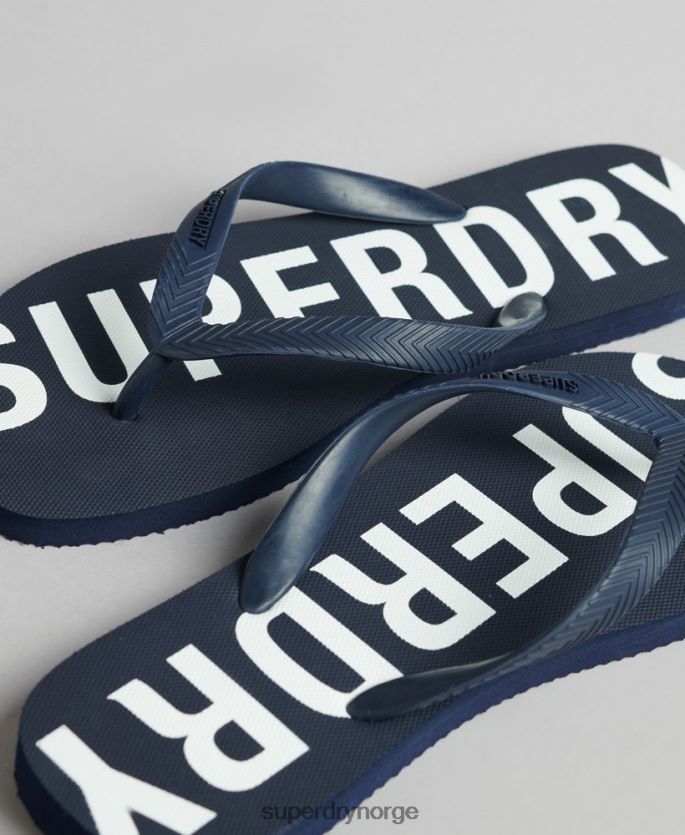 Superdry marinen sko 86P46D1901 kode kjerne sport flip flops menn