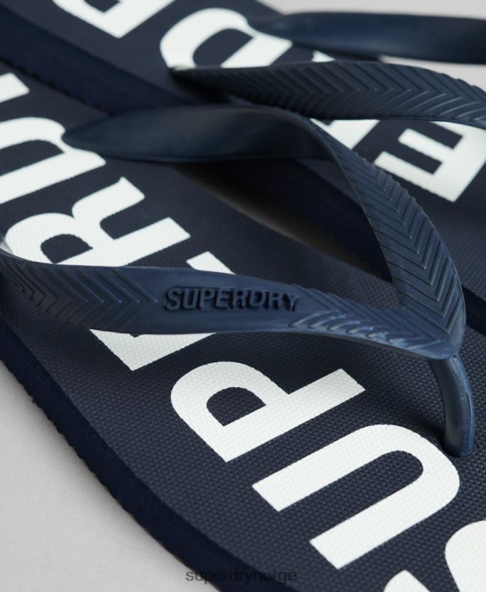 Superdry marinen sko 86P46D1901 kode kjerne sport flip flops menn