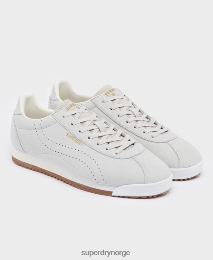 Superdry grå sko 86P46D1940 veganske retro løpeløpesko menn