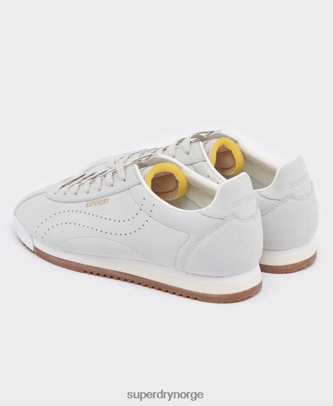 Superdry grå sko 86P46D1940 veganske retro løpeløpesko menn