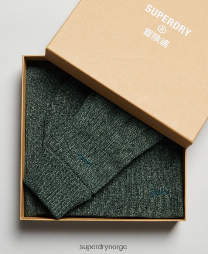 Superdry grønn tilbehør 86P46D1675 vintage logo tilbehør sett menn