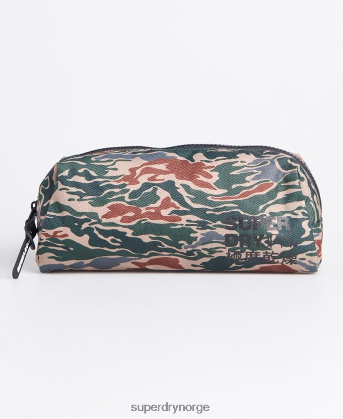 Superdry kaki tilbehør 86P46D6443 klassisk pennal menn