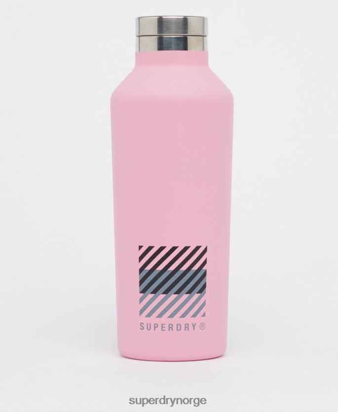 Superdry rosa tilbehør 86P46D5375 treningsflaske i stål menn