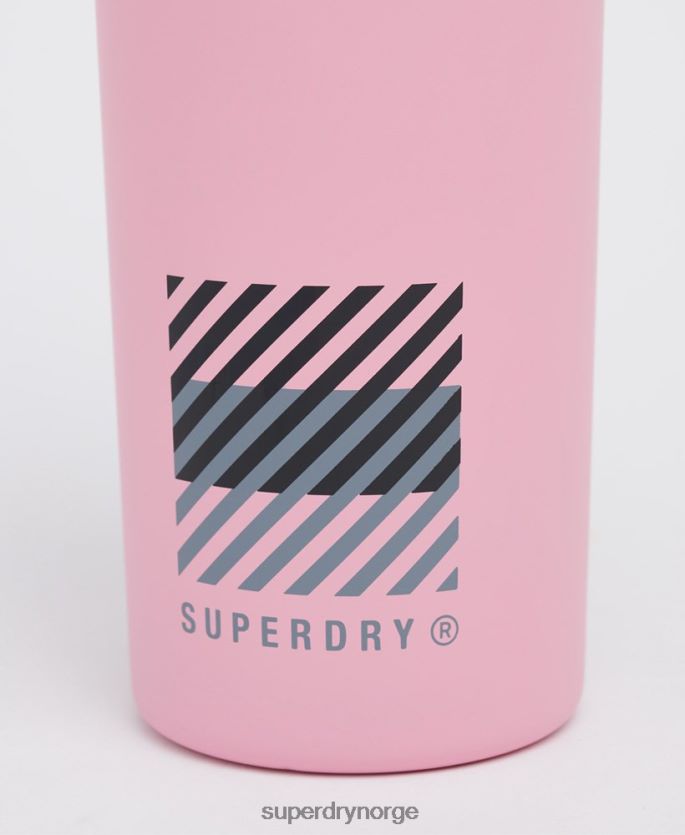 Superdry rosa tilbehør 86P46D5375 treningsflaske i stål menn