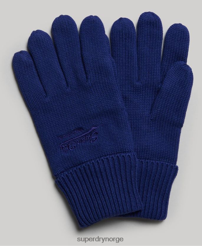 Superdry blå tilbehør 86P46D6364 essensielle vanlige hansker menn