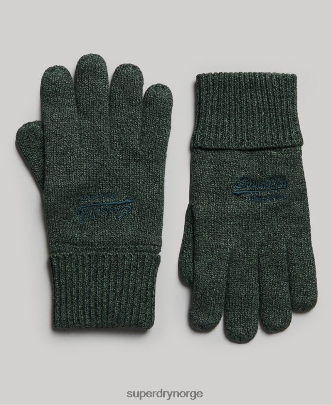 Superdry grønn tilbehør 86P46D6390 essensielle vanlige hansker menn