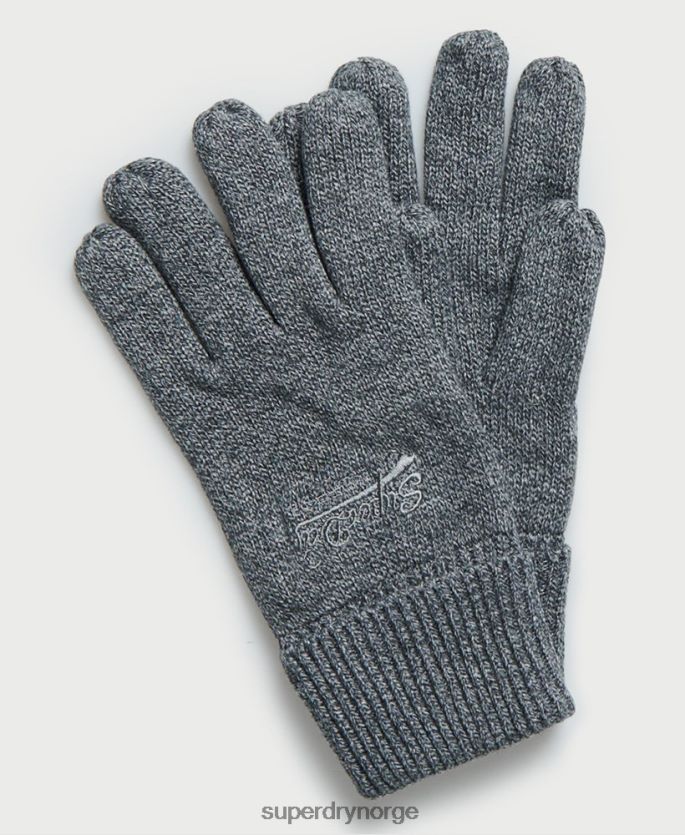 Superdry grå tilbehør 86P46D1843 oransje merkehansker menn