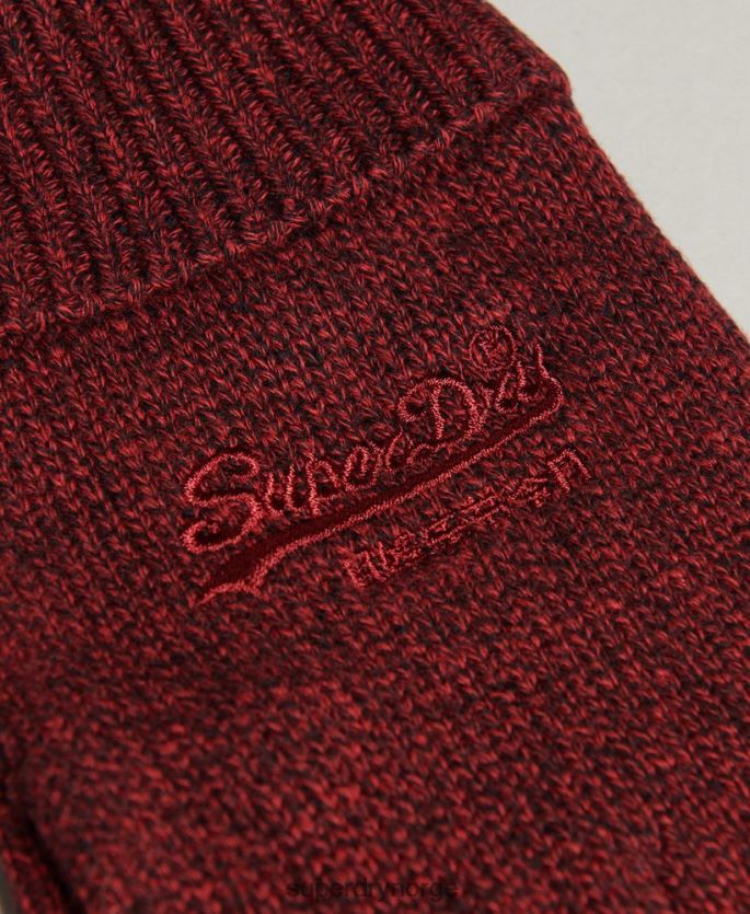 Superdry rød tilbehør 86P46D1703 essensielle vanlige hansker menn