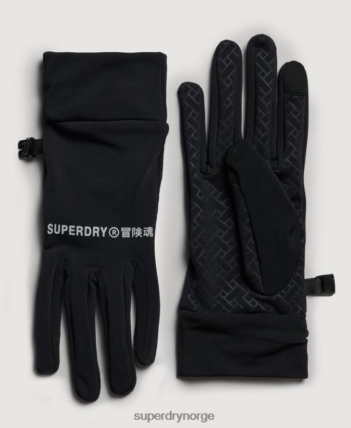Superdry svart tilbehør 86P46D1392 snøhansker menn