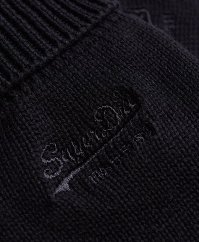 Superdry svart tilbehør 86P46D1799 klassiske hansker med vintage logo menn