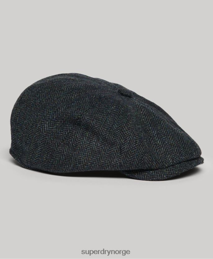 Superdry blå tilbehør 86P46D111 baker boy cap menn