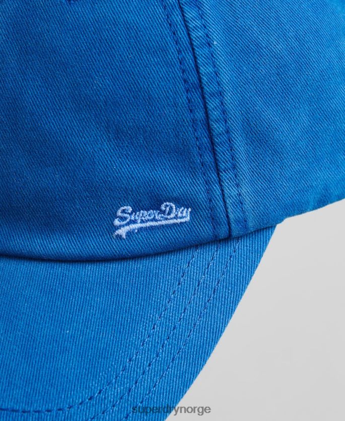 Superdry blå tilbehør 86P46D1625 vintage brodert caps menn