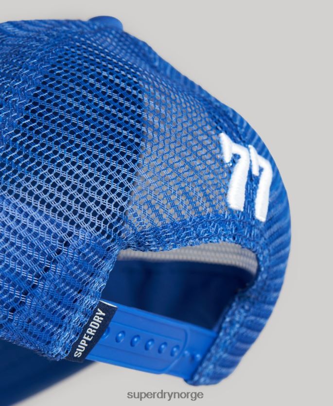 Superdry blå tilbehør 86P46D6378 vintage grafisk trucker cap menn
