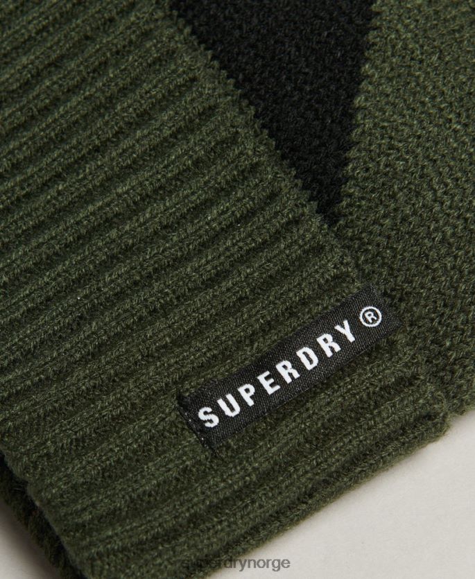 Superdry grønn tilbehør 86P46D1394 snømansjettlue menn
