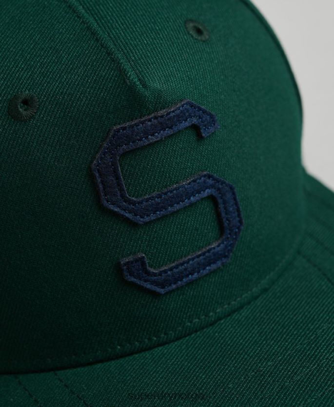 Superdry grønn tilbehør 86P46D1676 grafisk b-boy caps menn