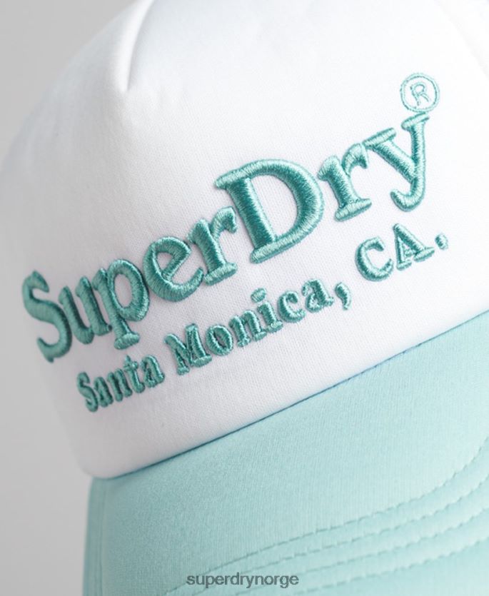 Superdry hvit tilbehør 86P46D1668 vintage trucker cap menn