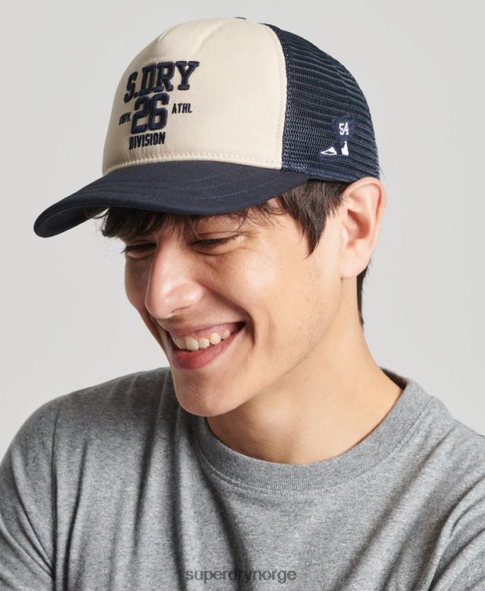 Superdry krem tilbehør 86P46D1791 klassisk trucker cap menn