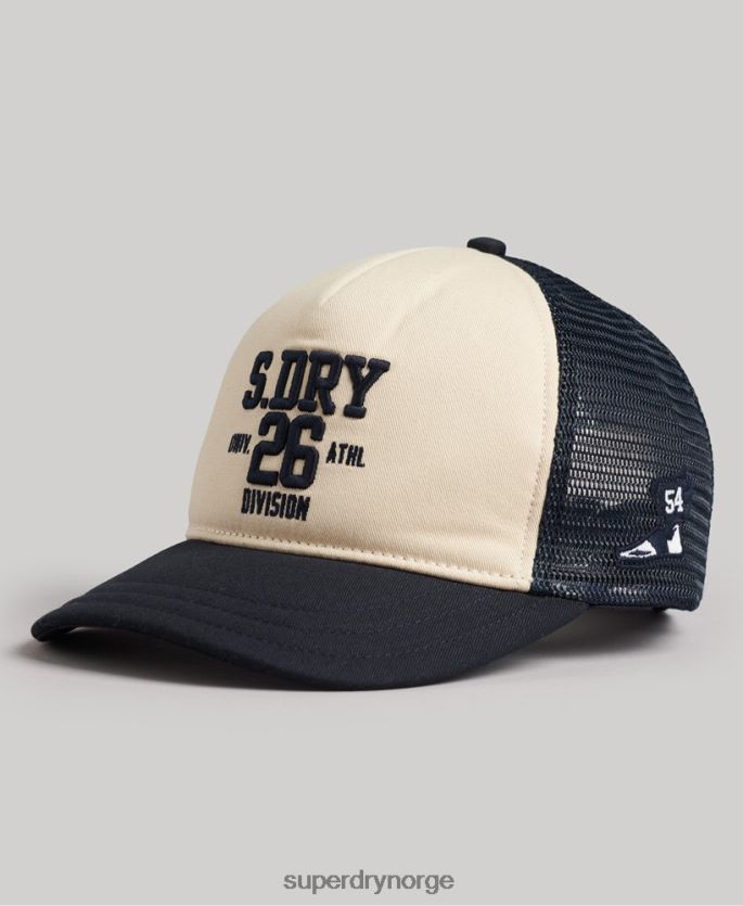 Superdry krem tilbehør 86P46D1791 klassisk trucker cap menn