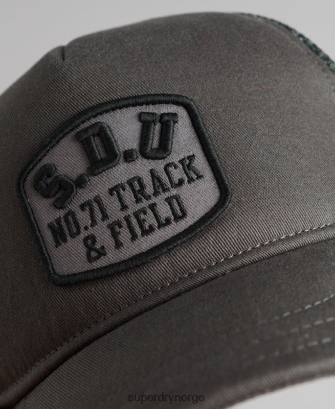 Superdry mørk grå tilbehør 86P46D1603 klassisk trucker cap menn