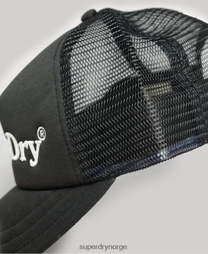 Superdry mørk grå tilbehør 86P46D1708 grafisk trucker cap menn