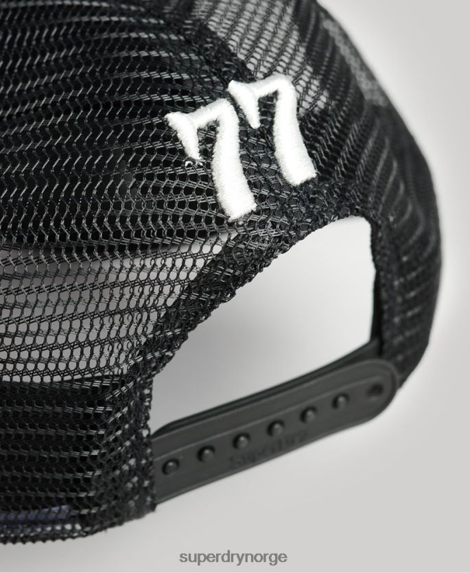 Superdry mørk grå tilbehør 86P46D1708 grafisk trucker cap menn