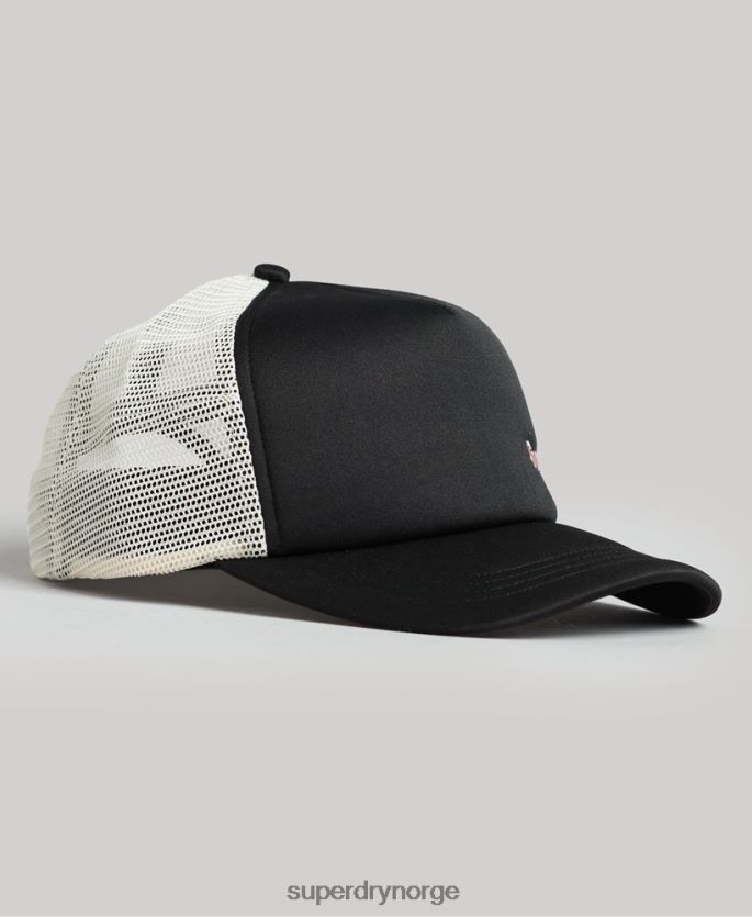 Superdry mørk grå tilbehør 86P46D1720 markør trucker cap menn