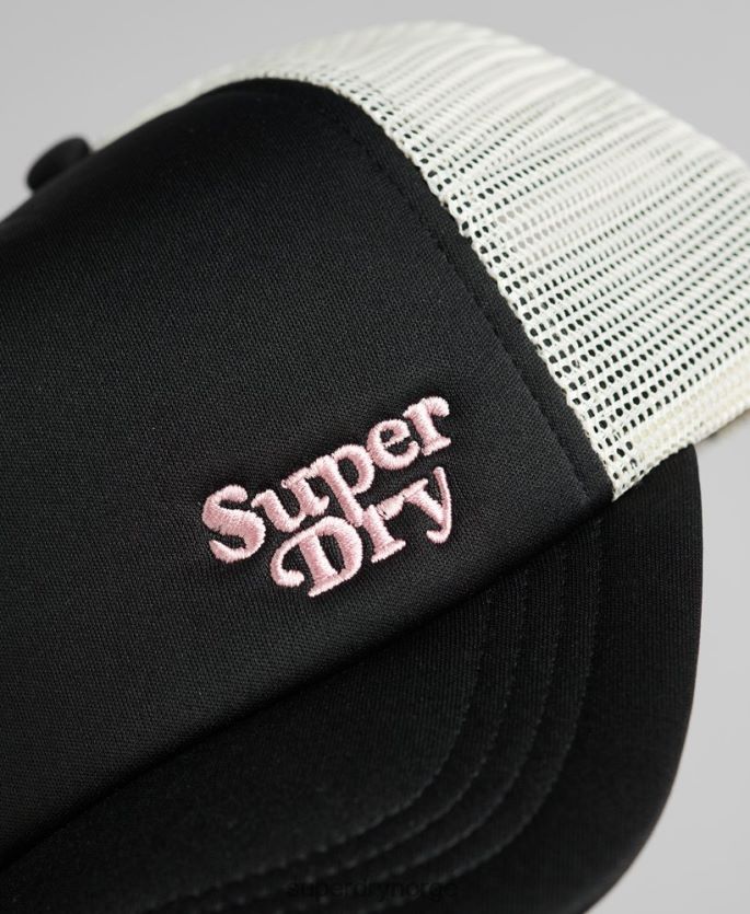 Superdry mørk grå tilbehør 86P46D1720 markør trucker cap menn