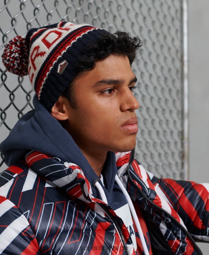 Superdry mørke blå tilbehør 86P46D1841 logo lue menn