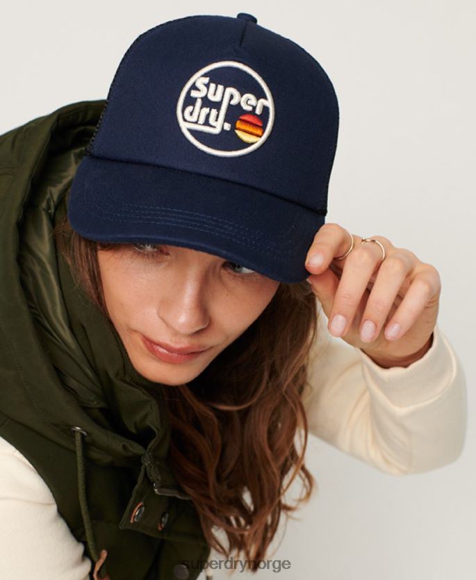 Superdry marinen tilbehør 86P46D1715 vintage trucker cap menn