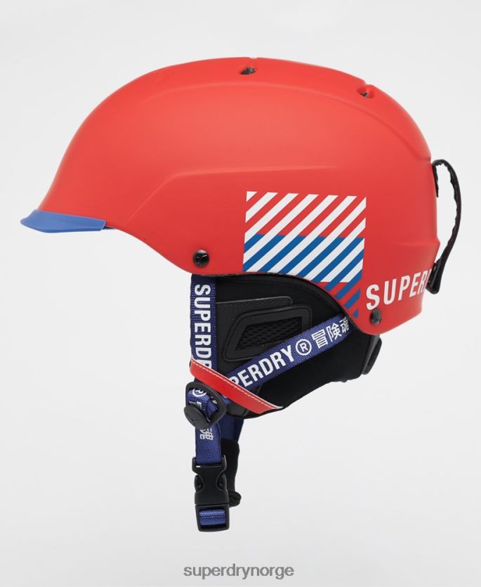 Superdry rød tilbehør 86P46D1402 cebe contest visir ultimate hjelm menn