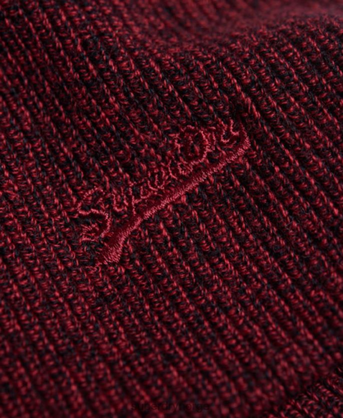 Superdry rød tilbehør 86P46D1792 vintage logo lue menn