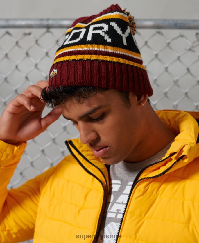 Superdry rød tilbehør 86P46D1838 logo lue menn