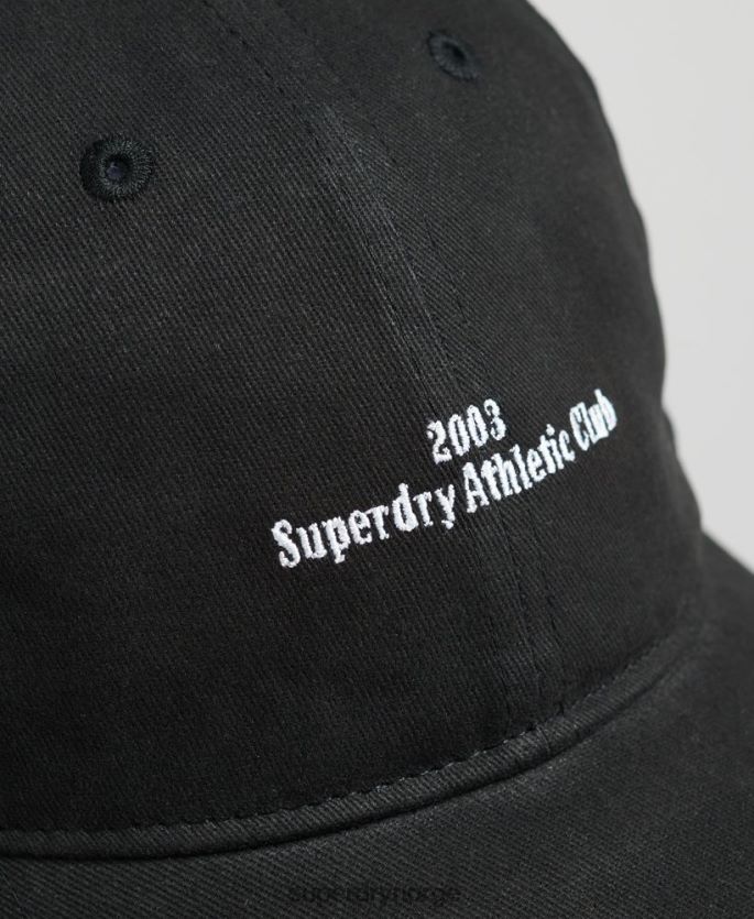 Superdry svart tilbehør 86P46D1626 viktig baseball cap menn