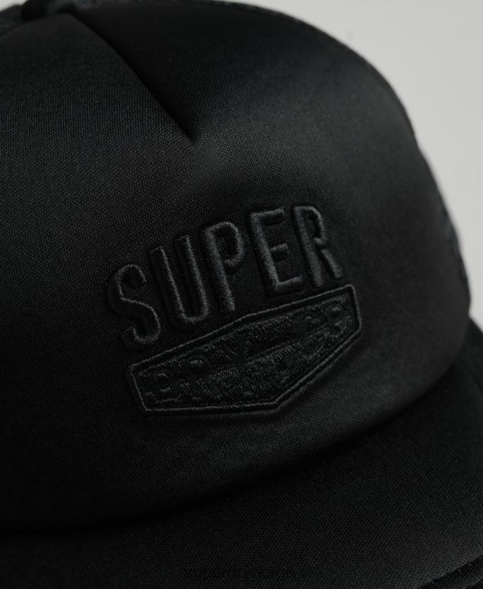 Superdry svart tilbehør 86P46D1629 vintage trucker cap menn