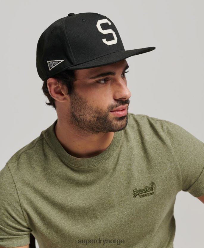 Superdry svart tilbehør 86P46D1647 grafisk b-boy caps menn