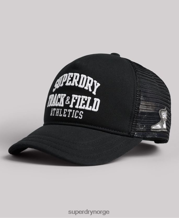 Superdry svart tilbehør 86P46D1790 klassisk trucker cap menn