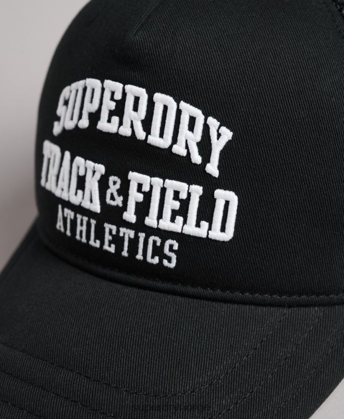 Superdry svart tilbehør 86P46D1790 klassisk trucker cap menn