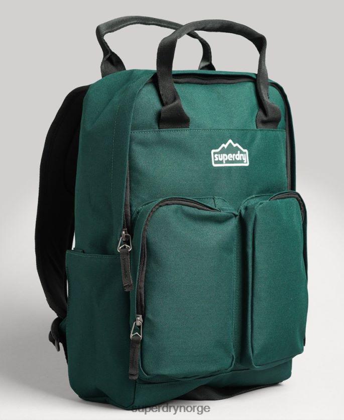 Superdry grønn tilbehør 86P46D1822 ryggsekk med topphåndtak menn