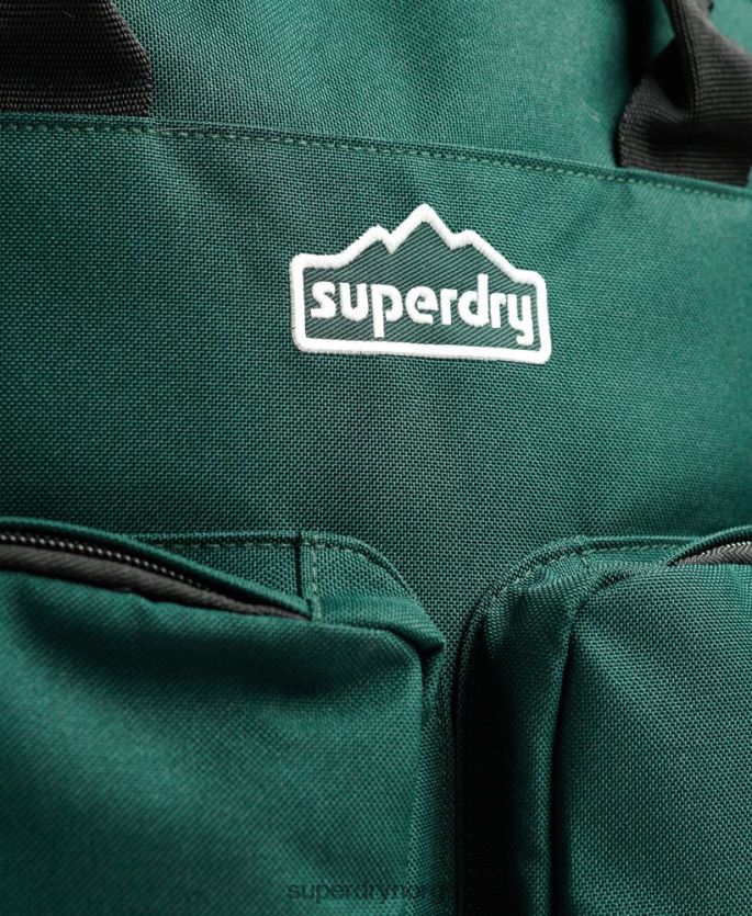 Superdry grønn tilbehør 86P46D1822 ryggsekk med topphåndtak menn