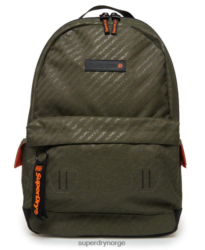 Superdry grønn tilbehør 86P46D1861 hul montana ryggsekk menn
