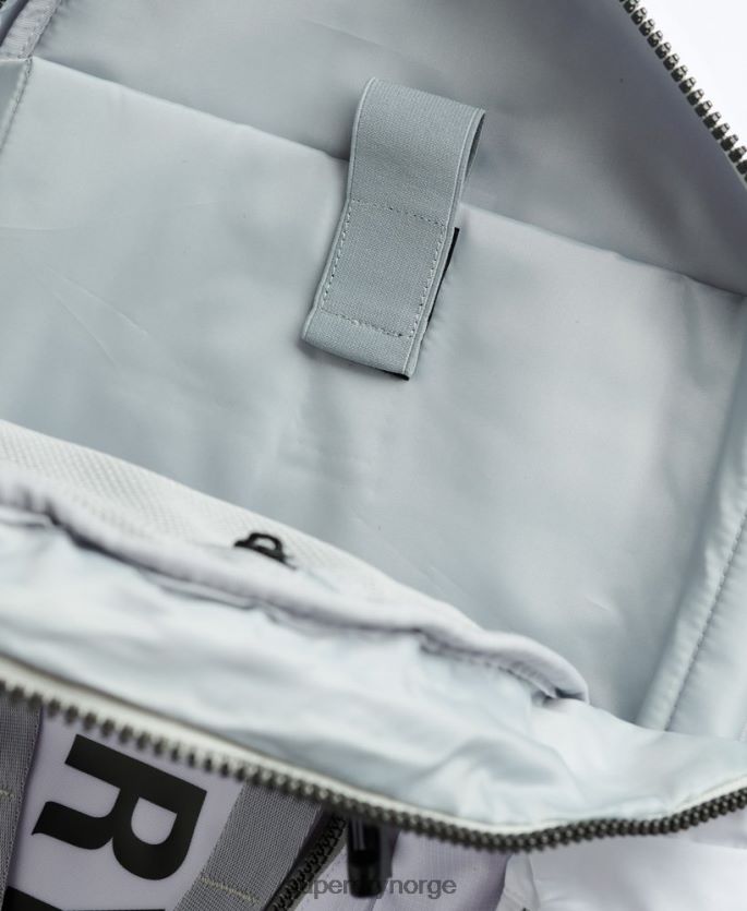 Superdry hvit tilbehør 86P46D1610 fjelltarp grafisk ryggsekk menn