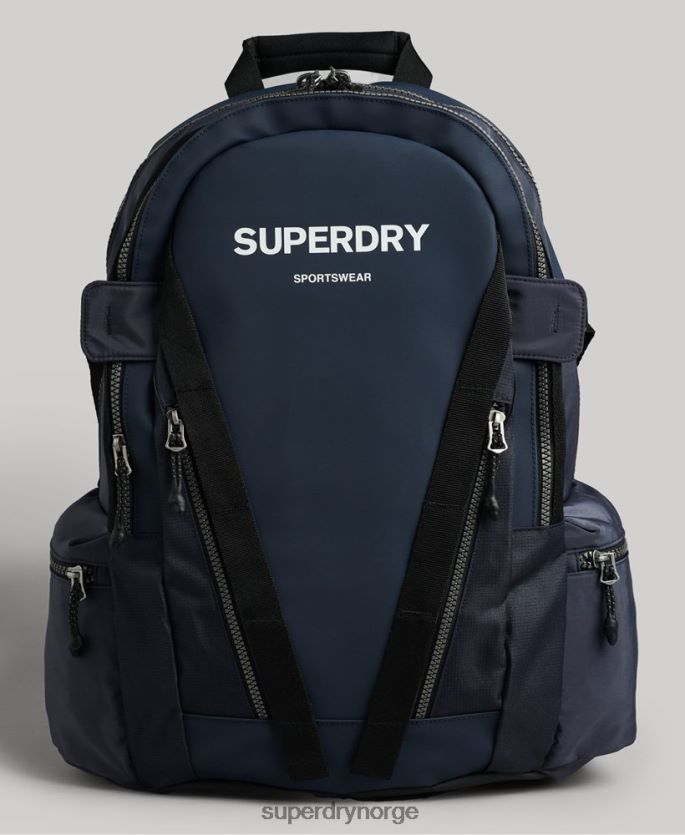 Superdry marinen tilbehør 86P46D113 fjelltarp grafisk ryggsekk menn