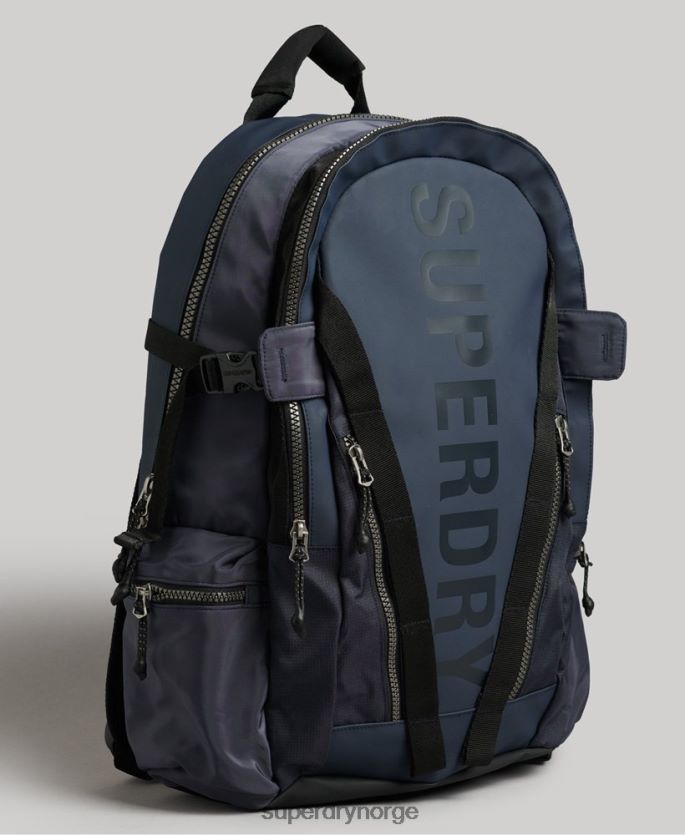 Superdry marinen tilbehør 86P46D1832 fjelltarp grafisk ryggsekk menn