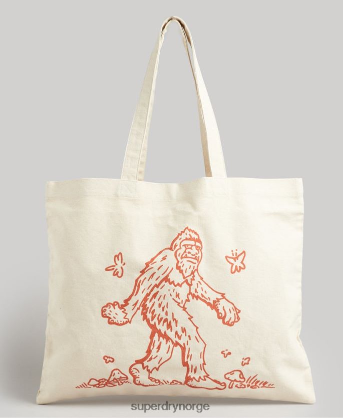Superdry naken tilbehør 86P46D1732 grafisk shopper bag menn